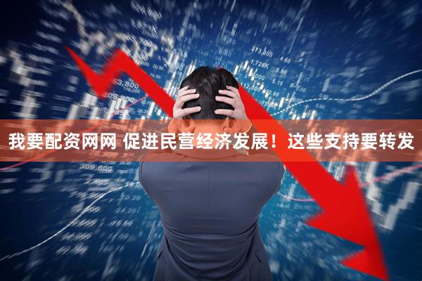 我要配资网网 促进民营经济发展！这些支持要转发